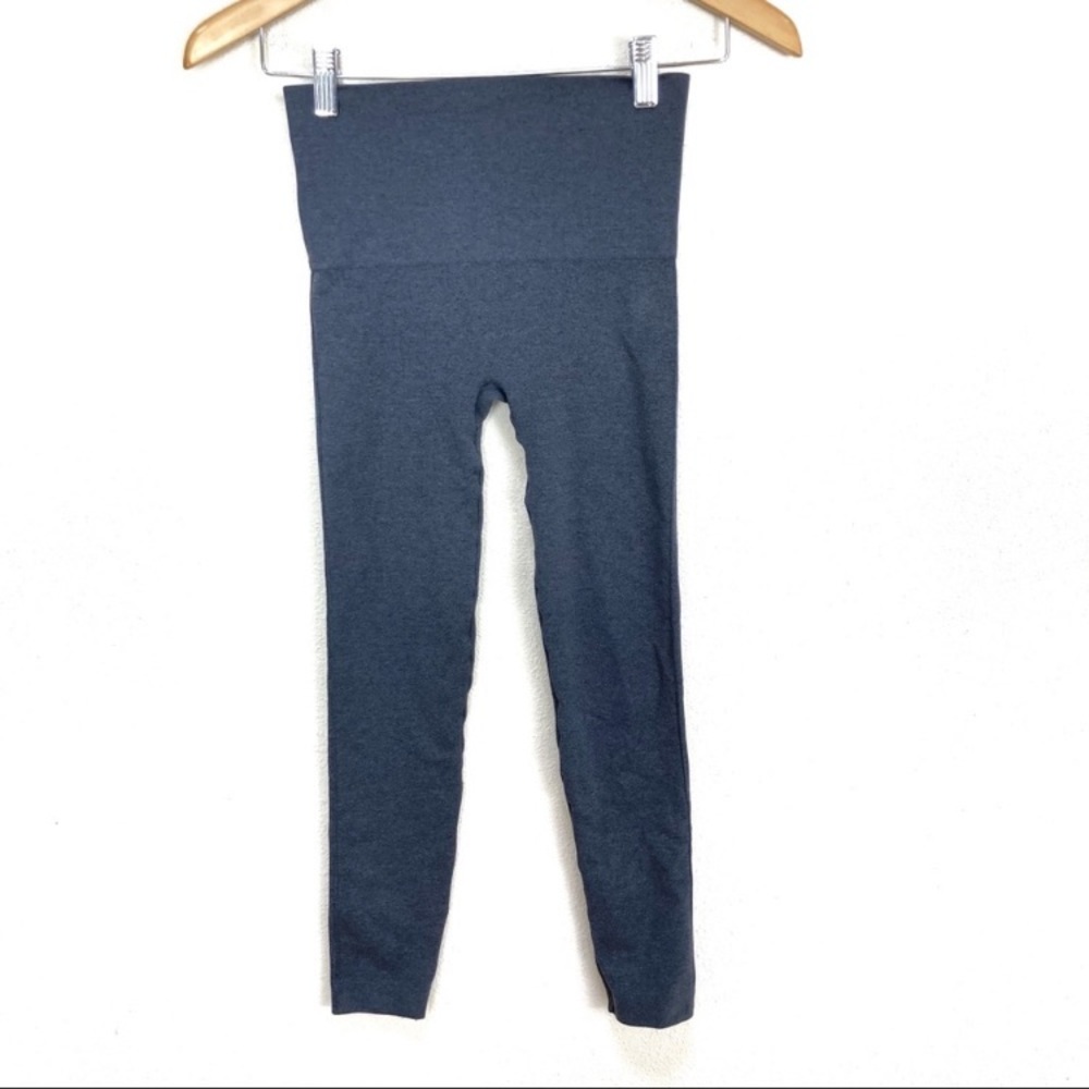 Spanx Gray Leggings Tights High Rise Stretch Women’s Sz‎ Small